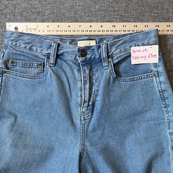 Kate Spade Wide Leg Crop Jeans - Women's Size 26*26 - Blue - Picture 8 of 12